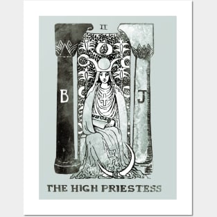 The High Priestess - Major Arcana Tarot Card Posters and Art